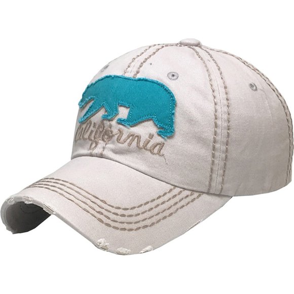 Accessories - $12 BIG BEAR CALIFORNIA DISTRESSED AND FADED CAP